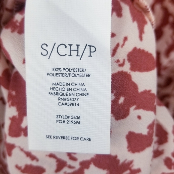 CAbi Sienna Boho Peasant Animal Print Dress - Picture 11 of 13